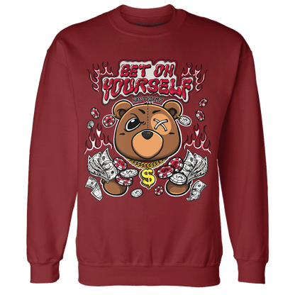 Retro Red Taxi 12s Sweatshirt Match Bet On Yourself BER - NastyJamz