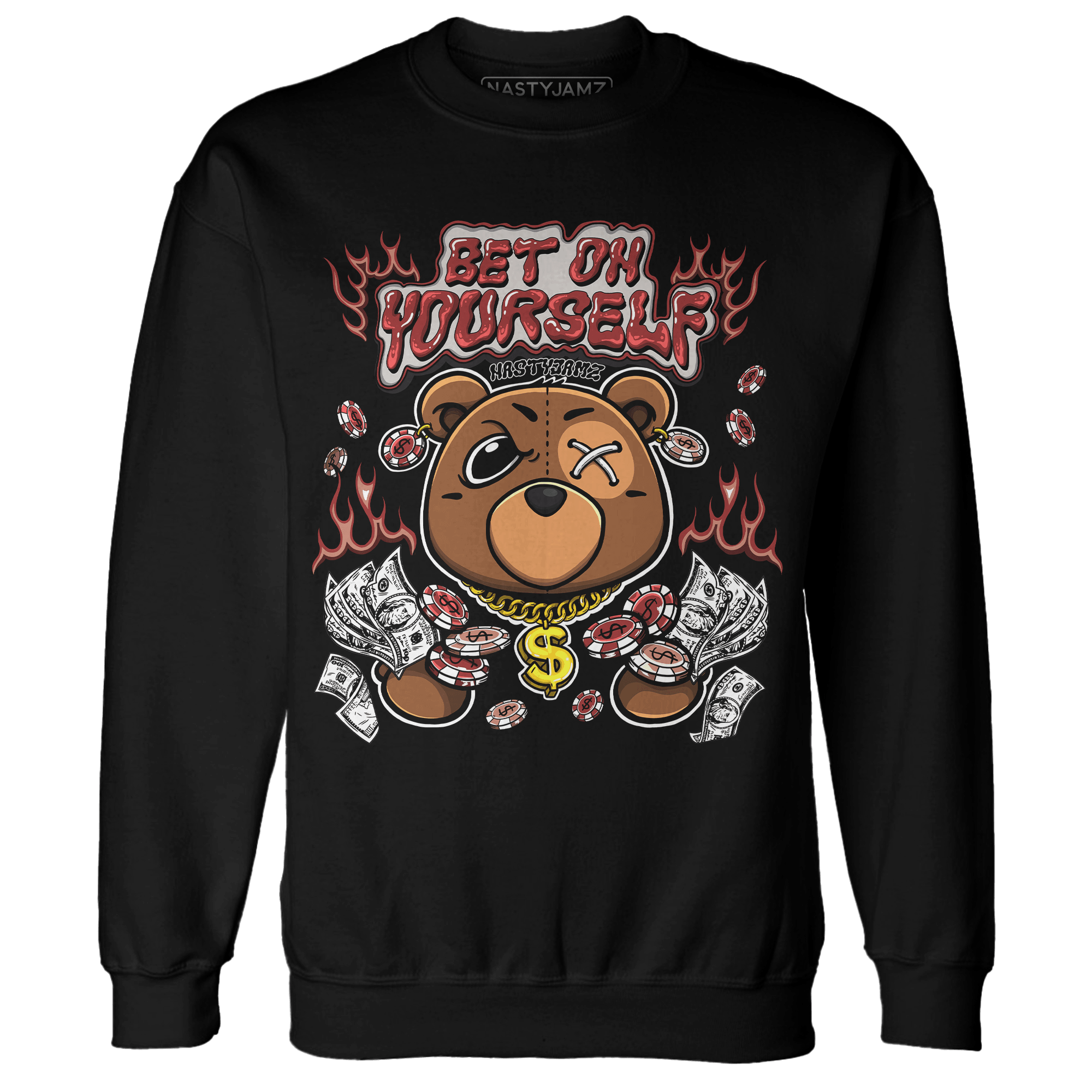 Dune Red 13s Sweatshirt Match Bet On Yourself BER - NastyJamz