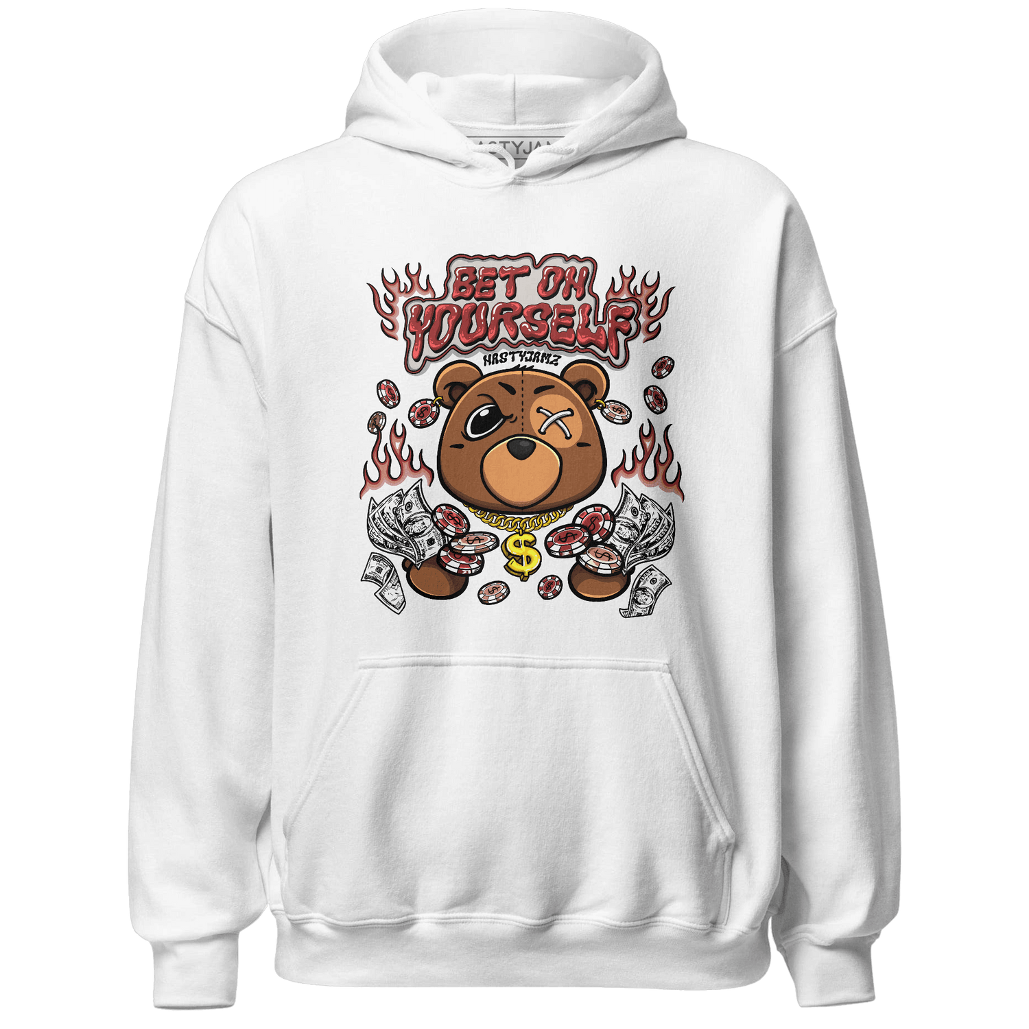 Dune Red 13s Hoodie Match Bet On Yourself BER - NastyJamz