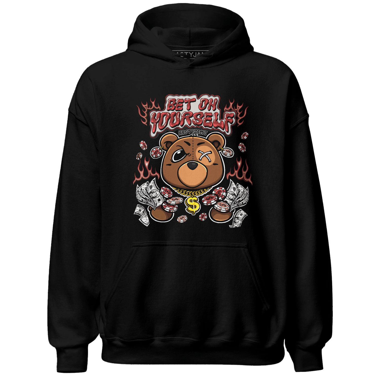 Dune Red 13s Hoodie Match Bet On Yourself BER - NastyJamz