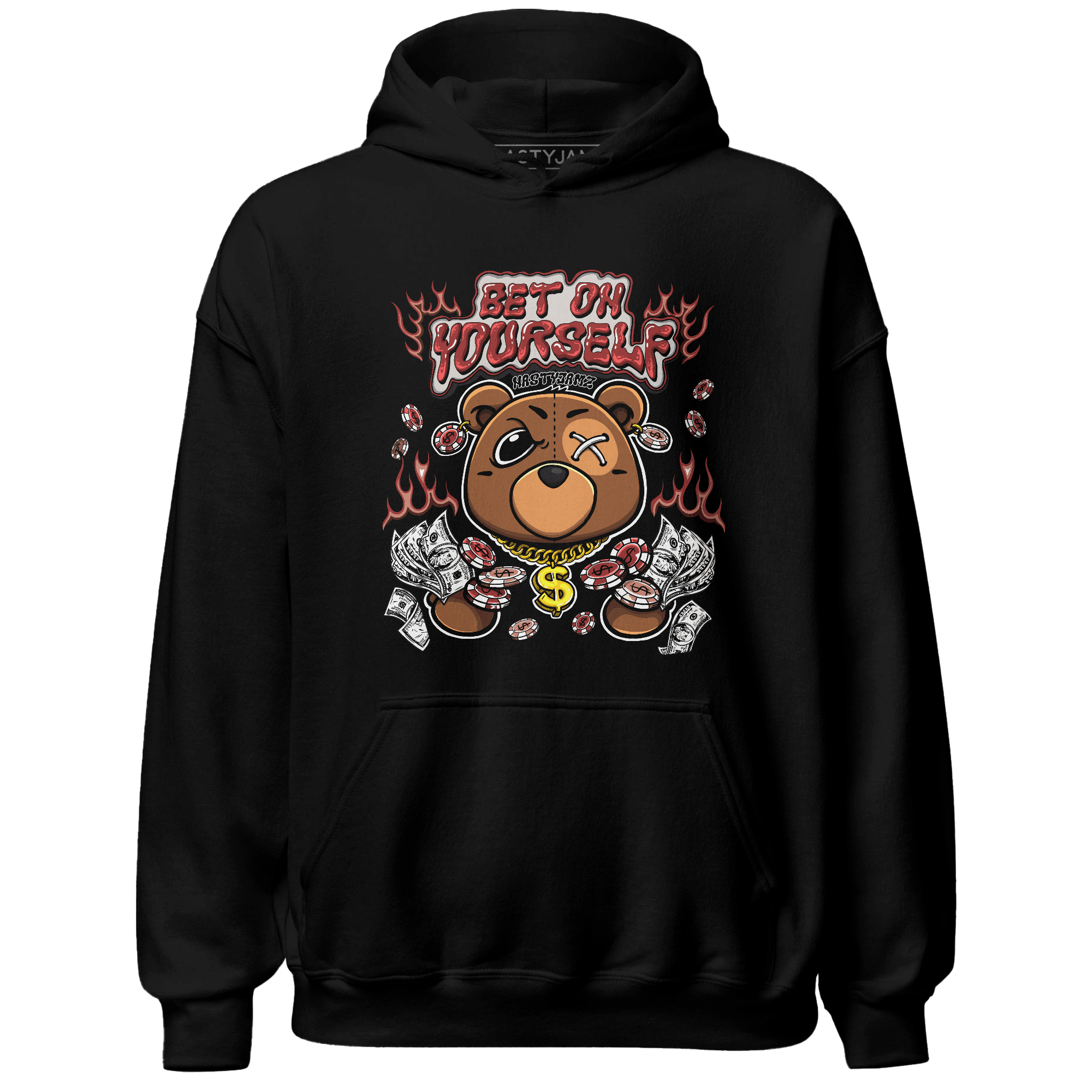 Dune Red 13s Hoodie Match Bet On Yourself BER - NastyJamz