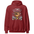 High 85 Metallic Burgundy 1s Hoodie Match Bet On Yourself BER - NastyJamz