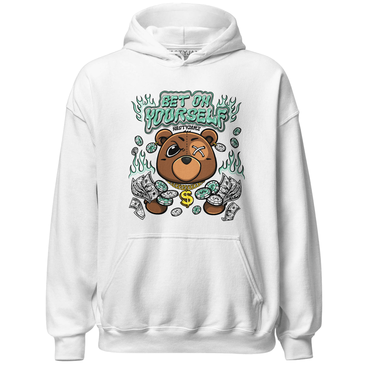 High OG Green Glow 1s Hoodie Match Bet On Yourself BER - NastyJamz