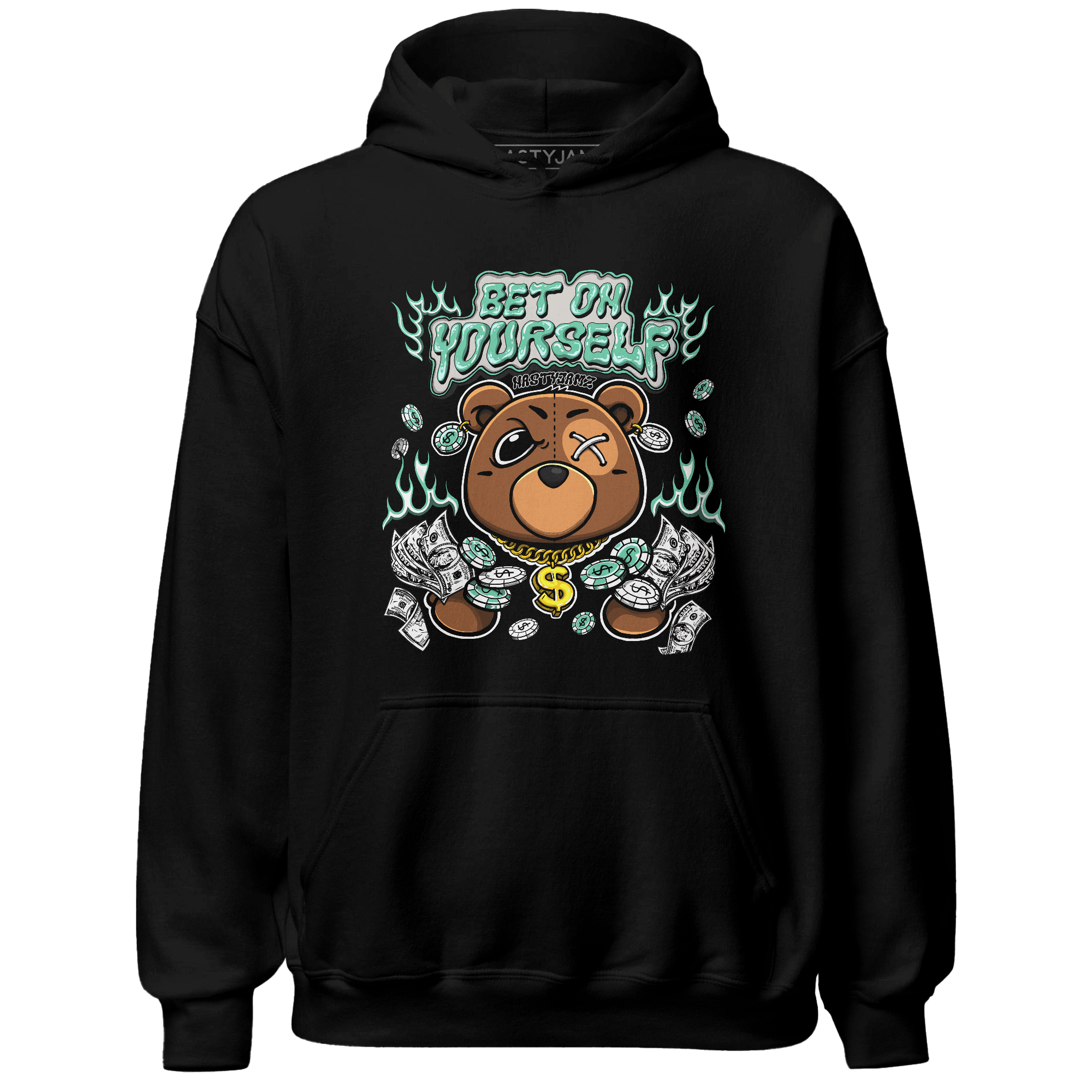 High OG Green Glow 1s Hoodie Match Bet On Yourself BER - NastyJamz