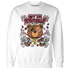 High White Team Red 1s Sweatshirt Match Bet On Yourself BER - NastyJamz