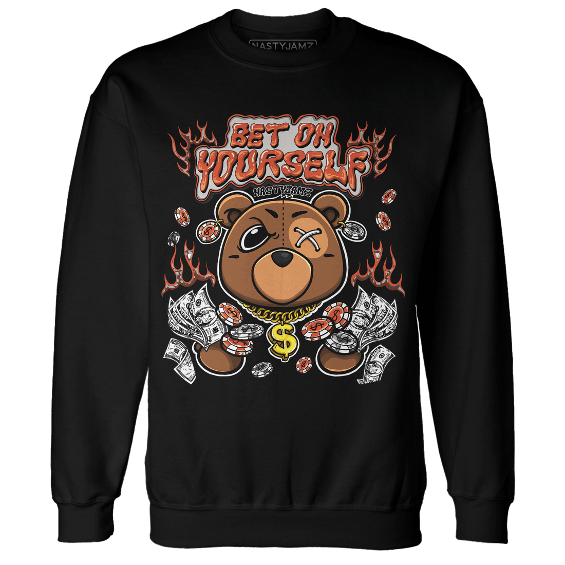 Georgia Peach 3s Sweatshirt Match Bet On Yourself BER - NastyJamz