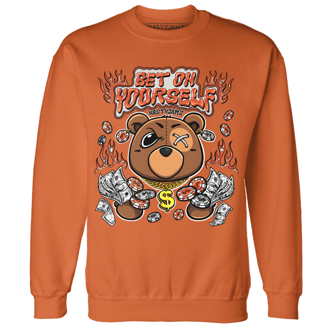 Georgia Peach 3s Sweatshirt Match Bet On Yourself BER - NastyJamz