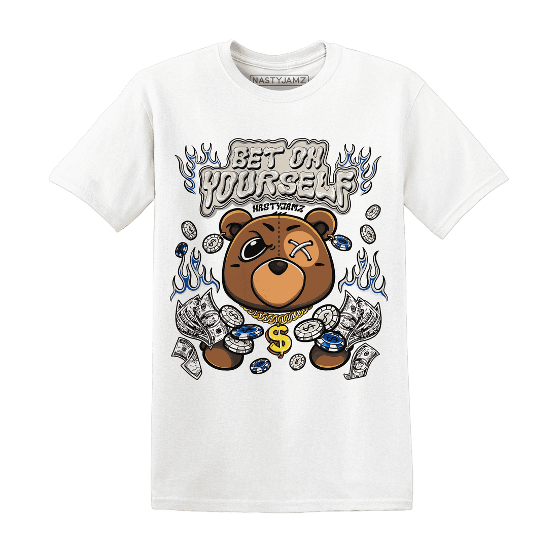 Quaiii 54 3s T Shirt Match Bet On Yourself BER - NastyJamz
