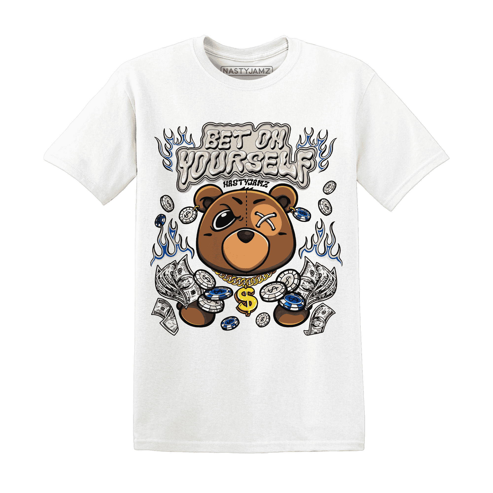 Quaiii 54 3s T Shirt Match Bet On Yourself BER - NastyJamz