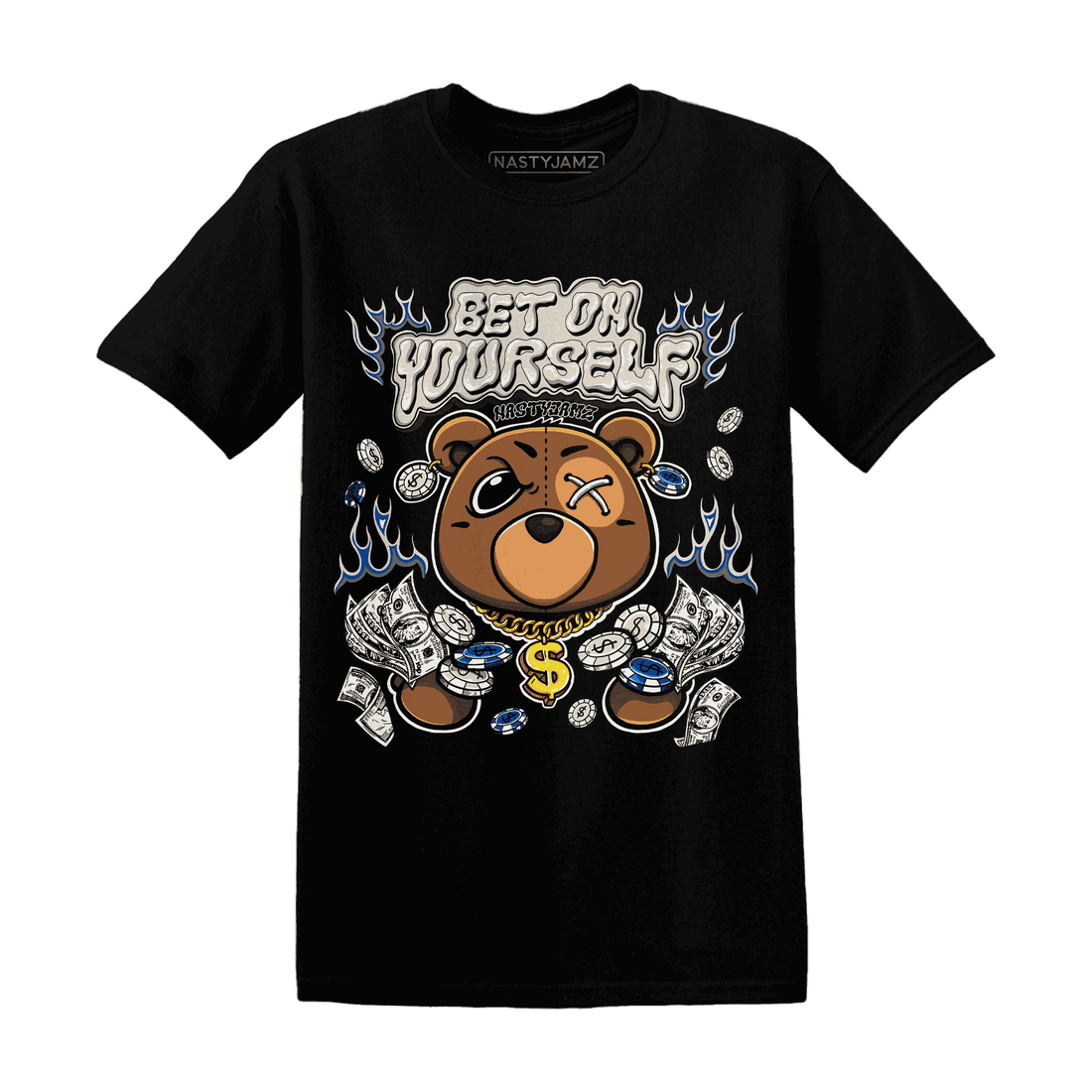 Quaiii 54 3s T Shirt Match Bet On Yourself BER - NastyJamz