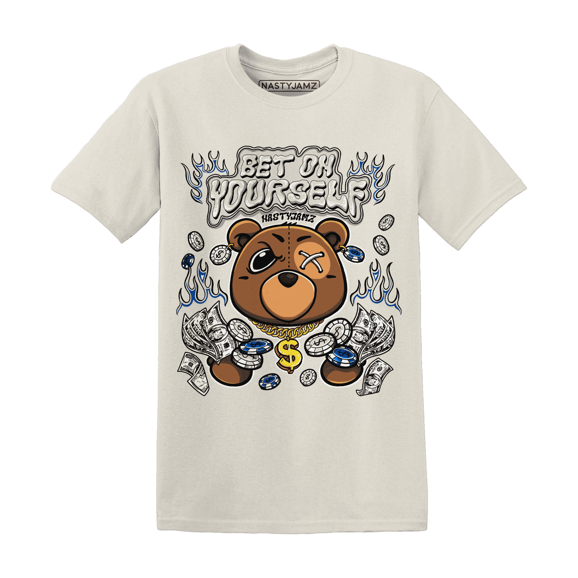 Quaiii 54 3s T Shirt Match Bet On Yourself BER - NastyJamz