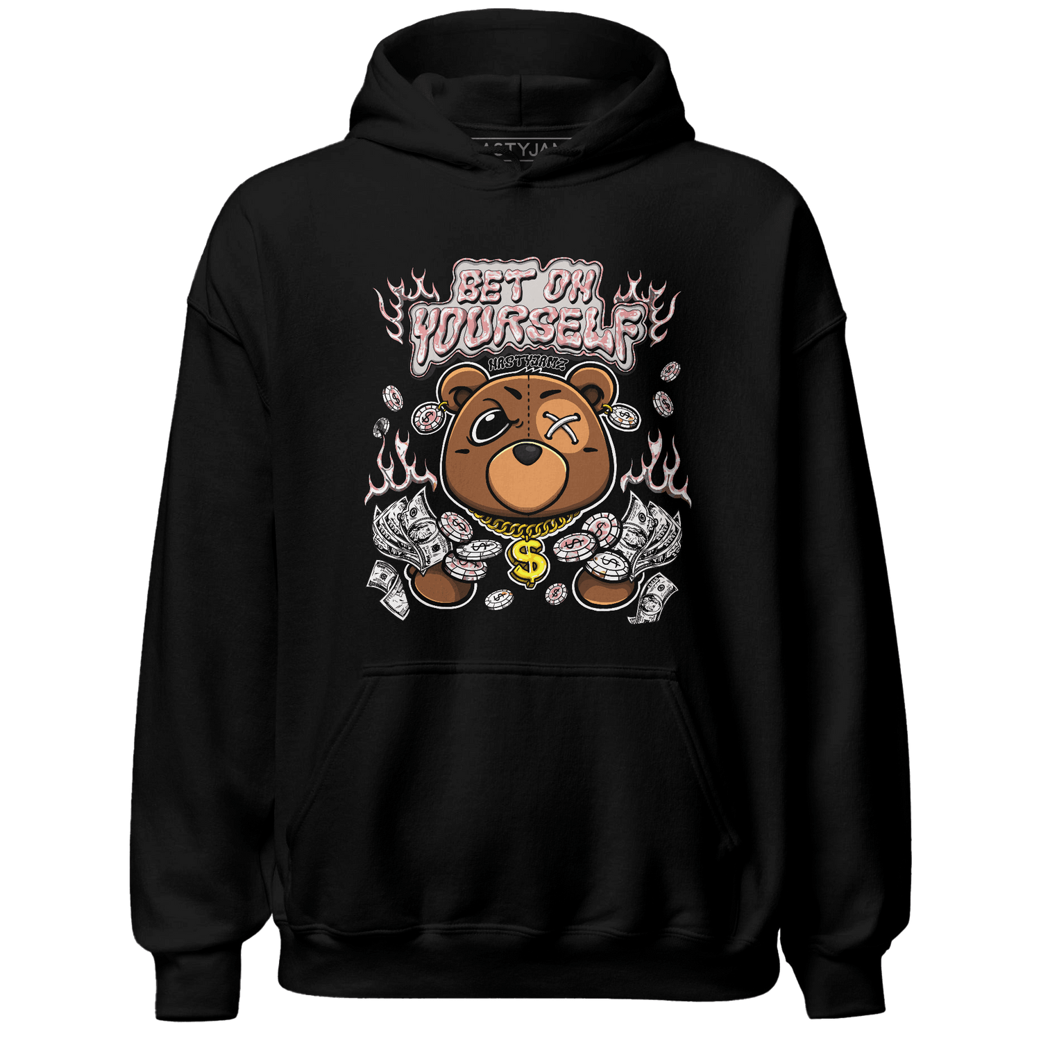 Red Stardust 3s Hoodie Match Bet On Yourself BER - NastyJamz