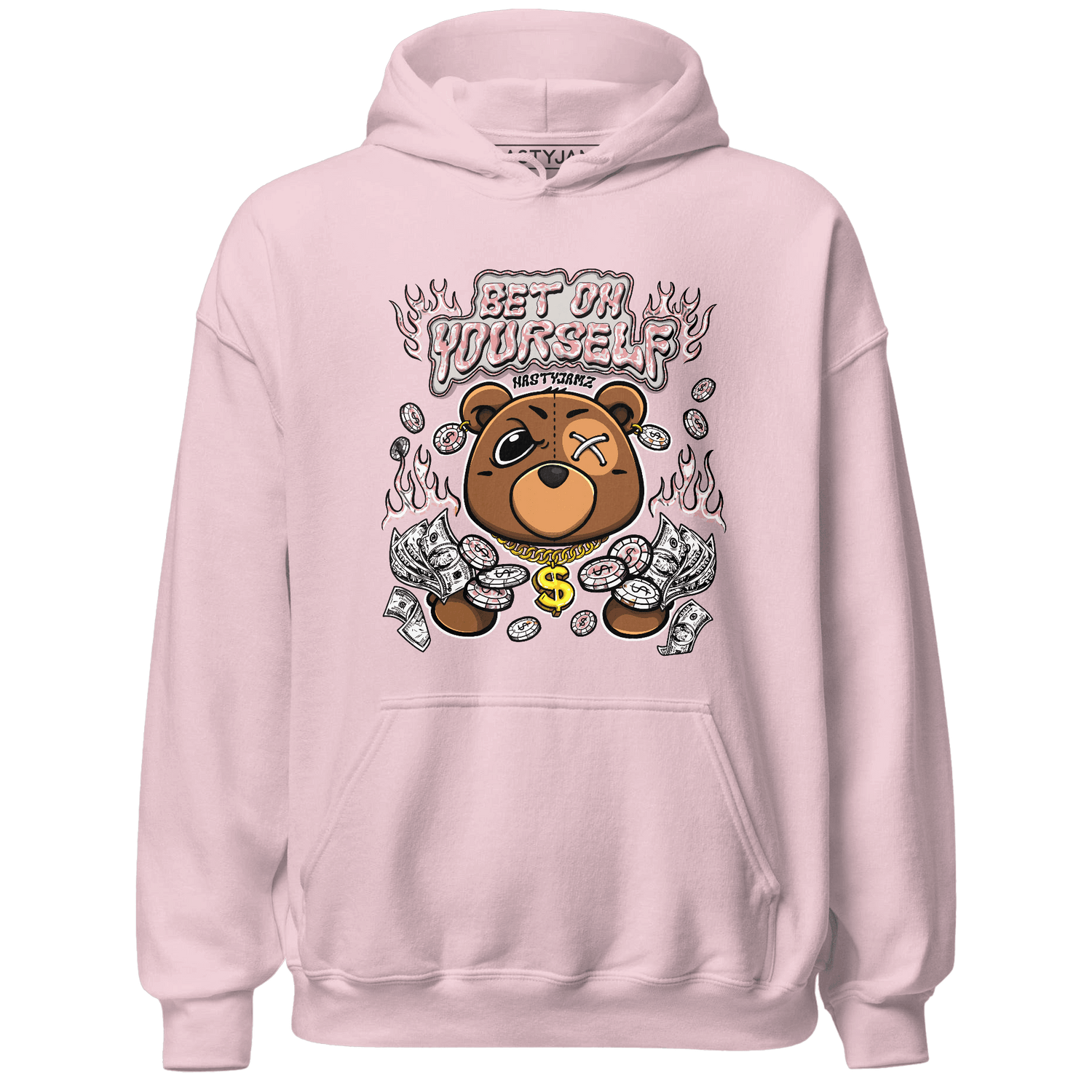Red Stardust 3s Hoodie Match Bet On Yourself BER - NastyJamz