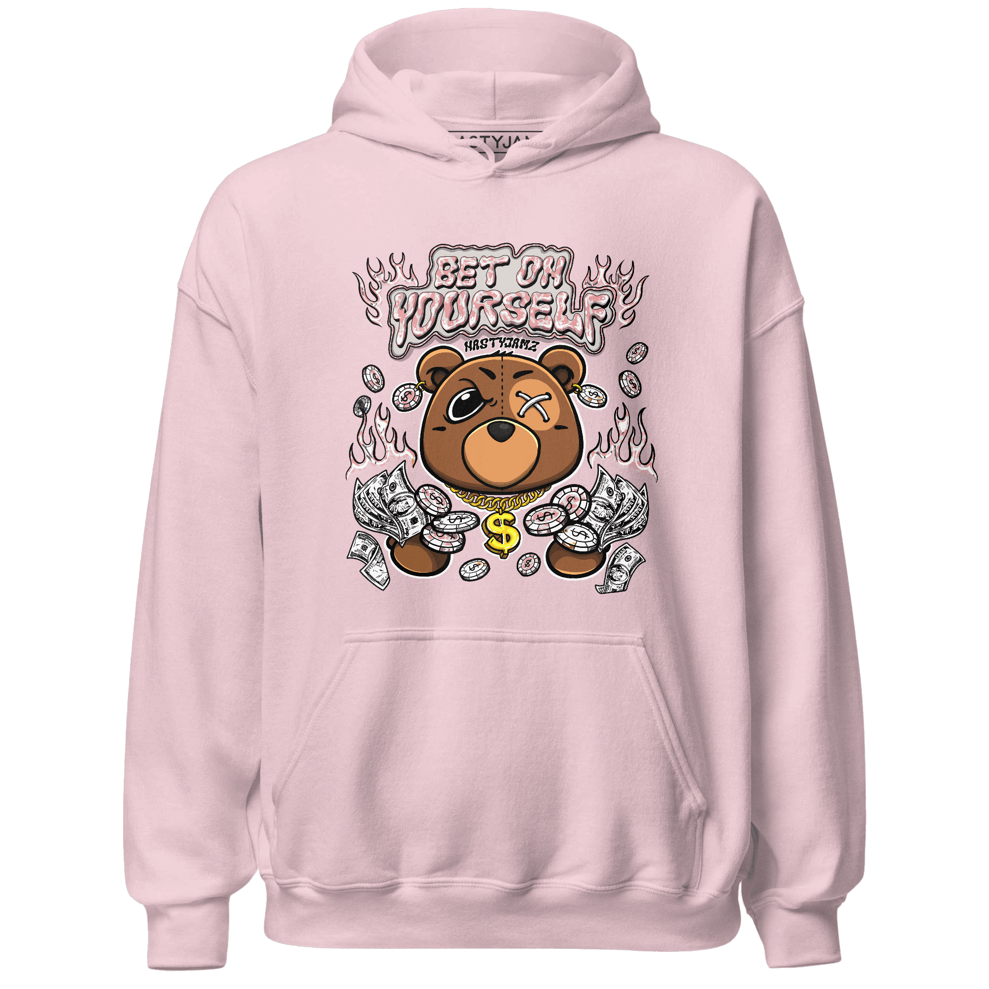 Red Stardust 3s Hoodie Match Bet On Yourself BER - NastyJamz