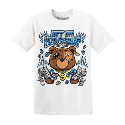 Industrial Blue 4s T Shirt Match Bet On Yourself BER - NastyJamz