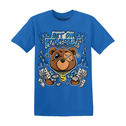 Industrial Blue 4s T Shirt Match Bet On Yourself BER - NastyJamz