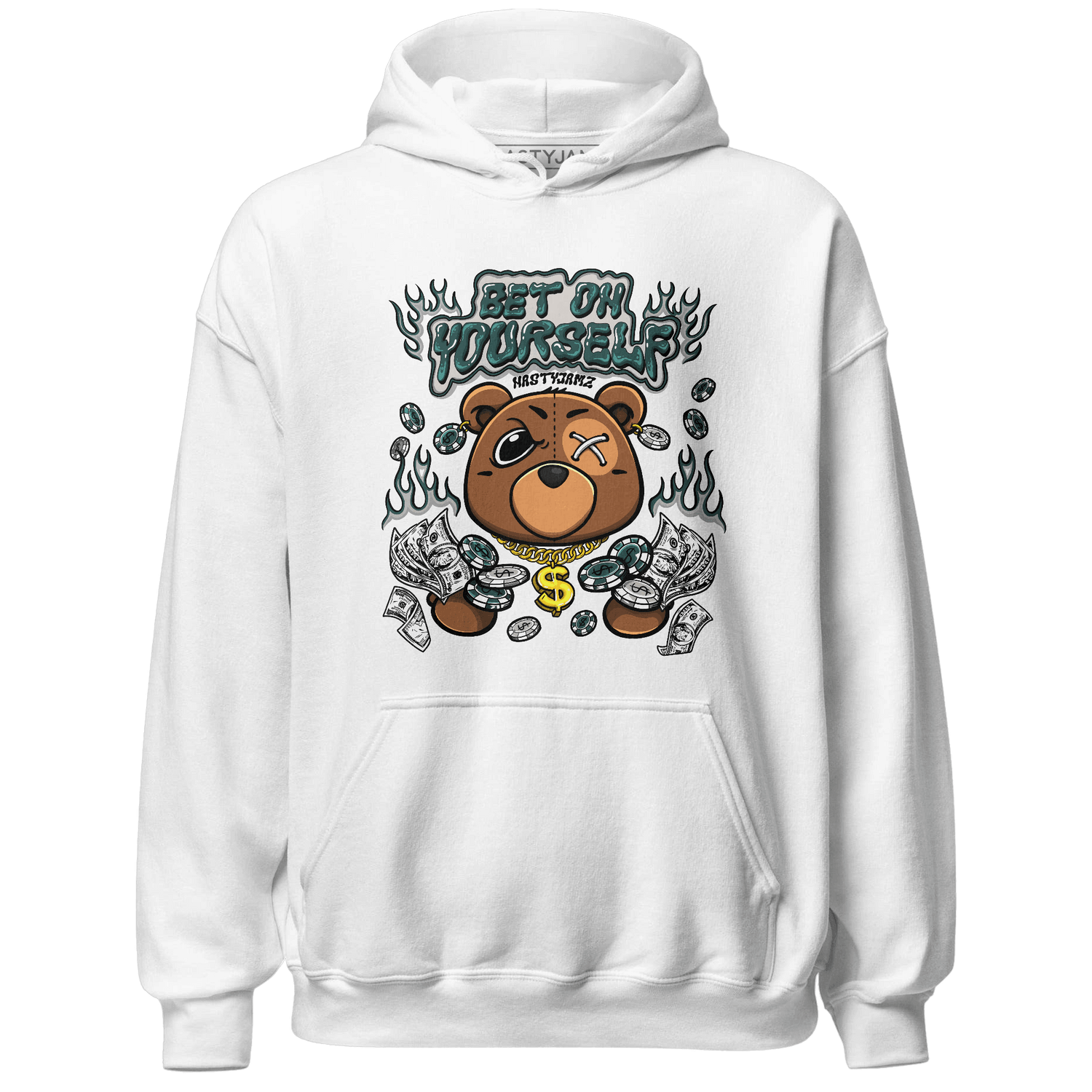 Oxidized Green 4s Hoodie Match Bet On Yourself BER - NastyJamz