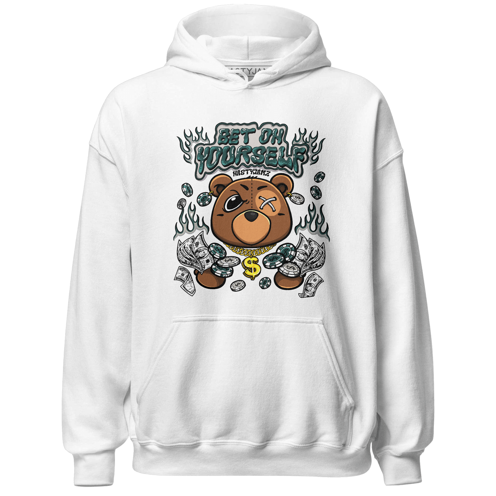 Oxidized Green 4s Hoodie Match Bet On Yourself BER - NastyJamz