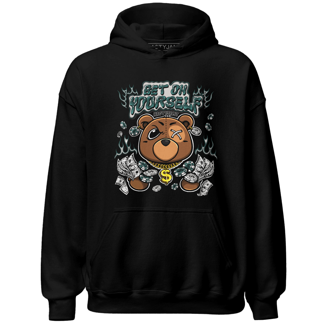 Oxidized Green 4s Hoodie Match Bet On Yourself BER - NastyJamz