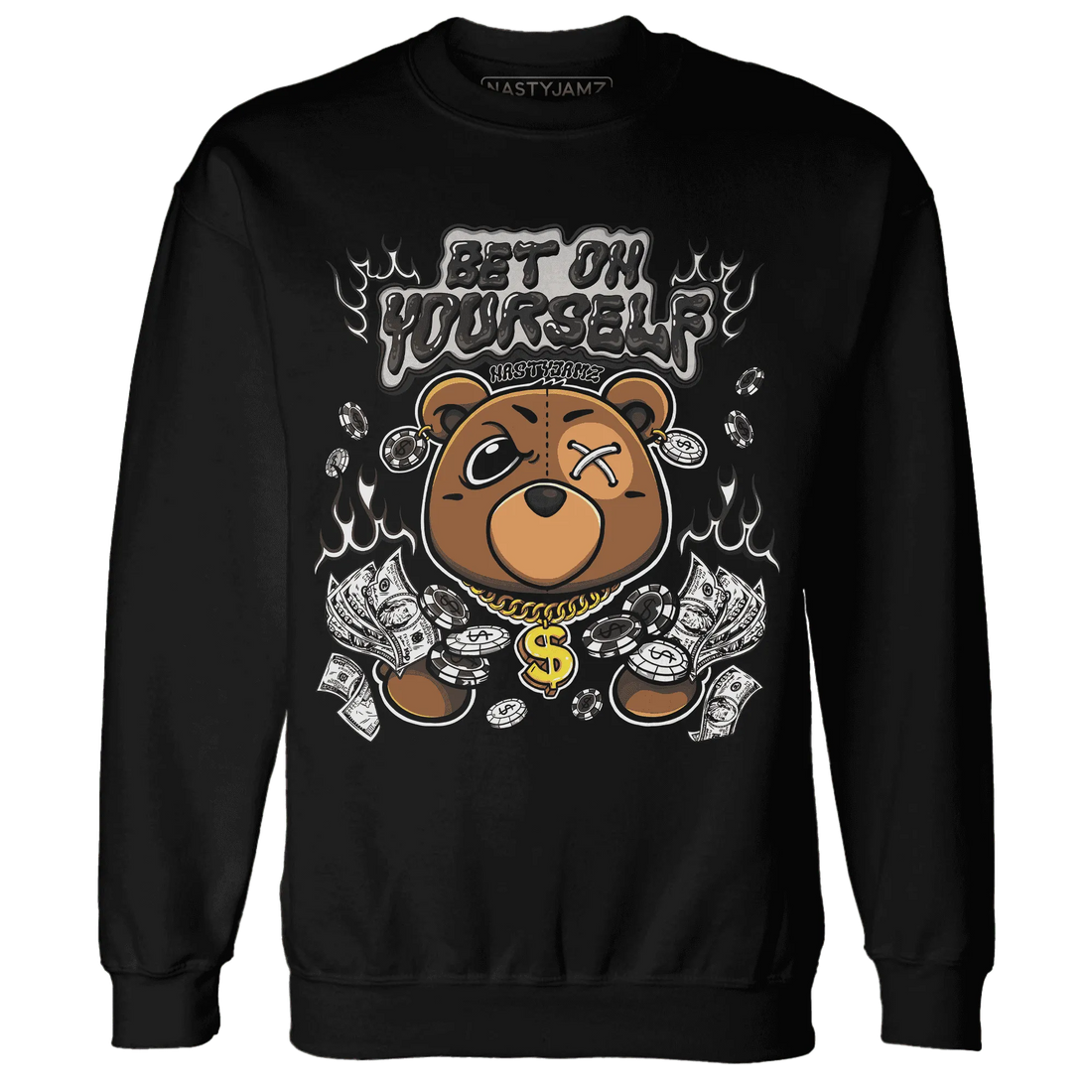 White-Thunder-4s-Sweatshirt-Match-Bet-On-Yourself-BER