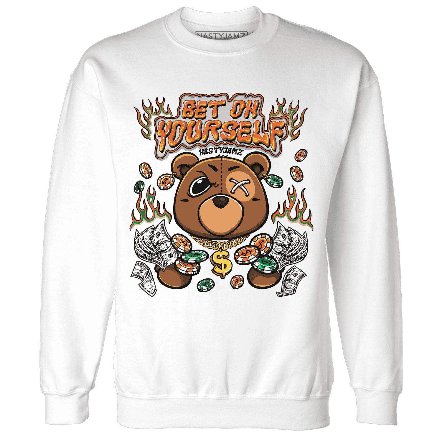 MAM Hurricanes 5s Sweatshirt Match Bet On Yourself BER - NastyJamz