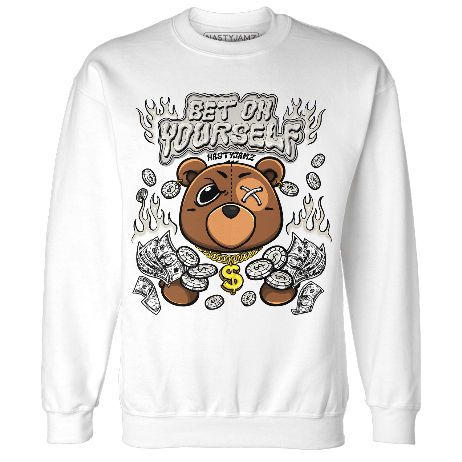 SE Sail 5s Sweatshirt Match Bet On Yourself BER - NastyJamz
