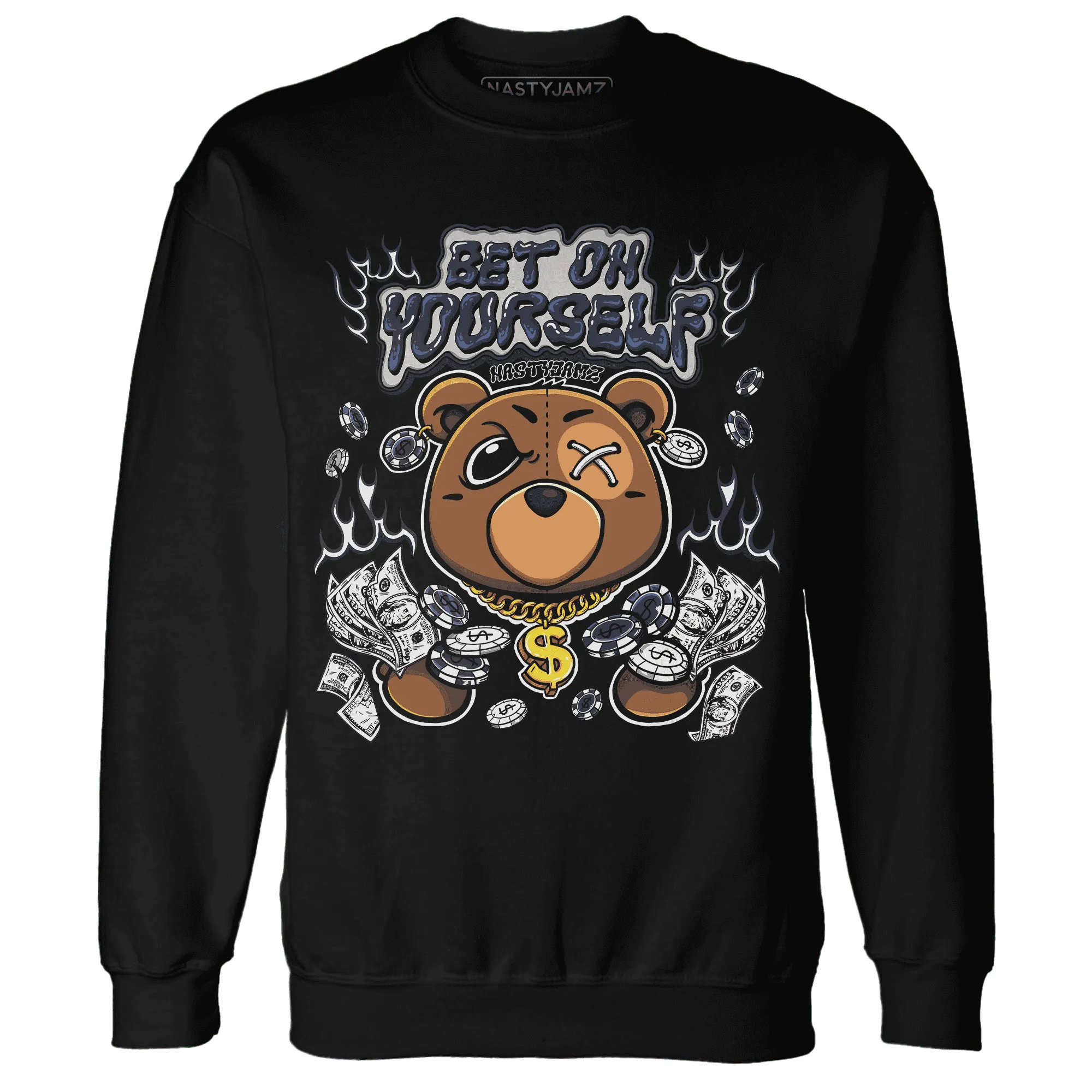 White-Navy-6s-Sweatshirt-Match-Bet-On-Yourself-BER