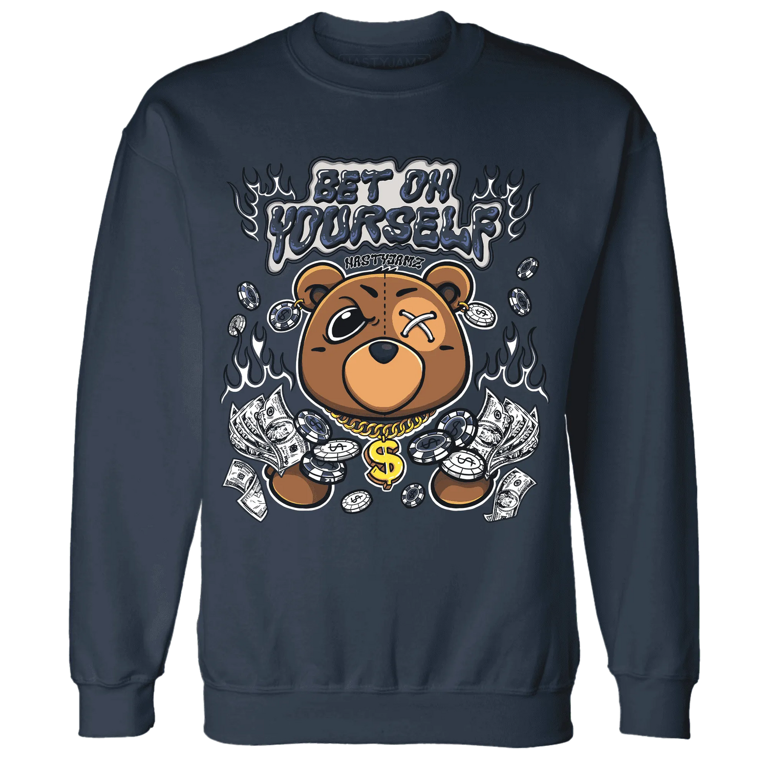 White-Navy-6s-Sweatshirt-Match-Bet-On-Yourself-BER