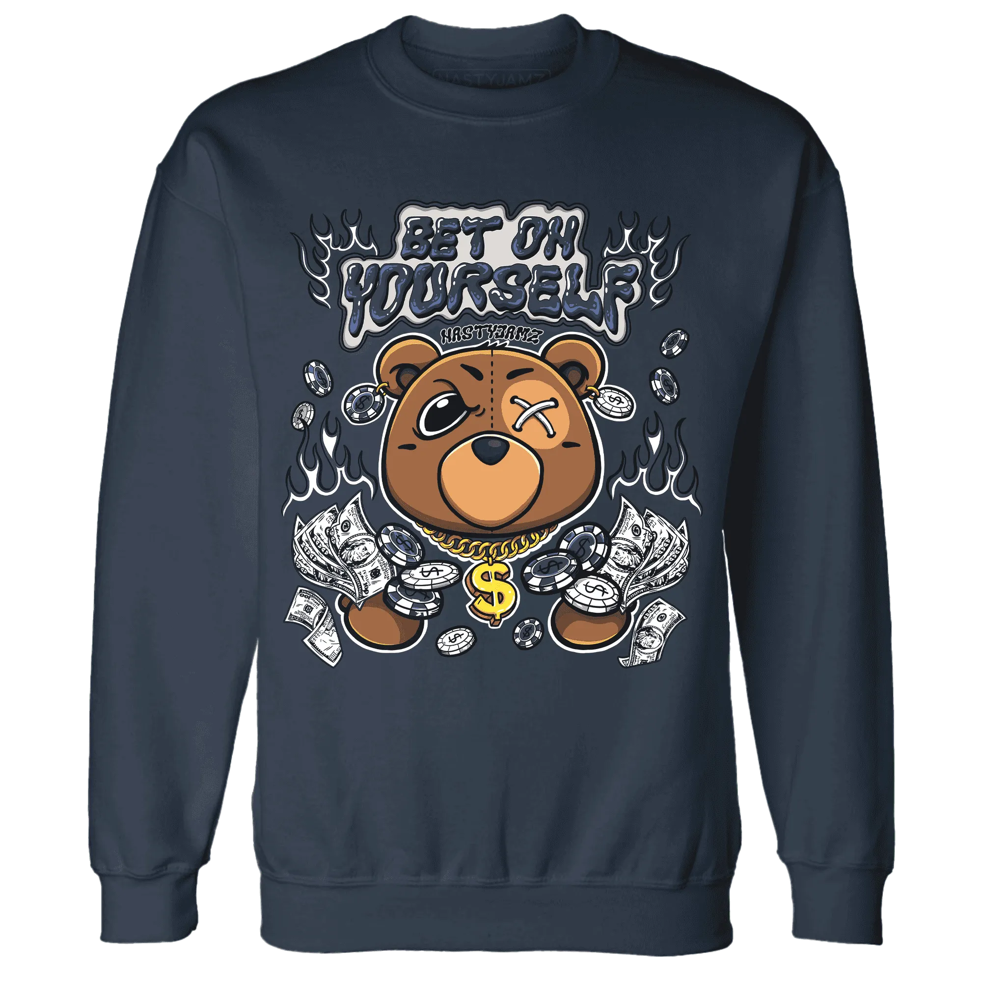 White-Navy-6s-Sweatshirt-Match-Bet-On-Yourself-BER