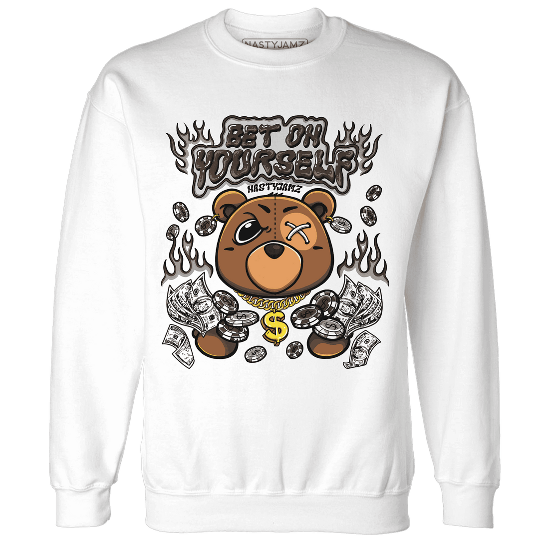 Dunk Low Baroque Brown Sweatshirt Match Bet On Yourself BER - NastyJamz
