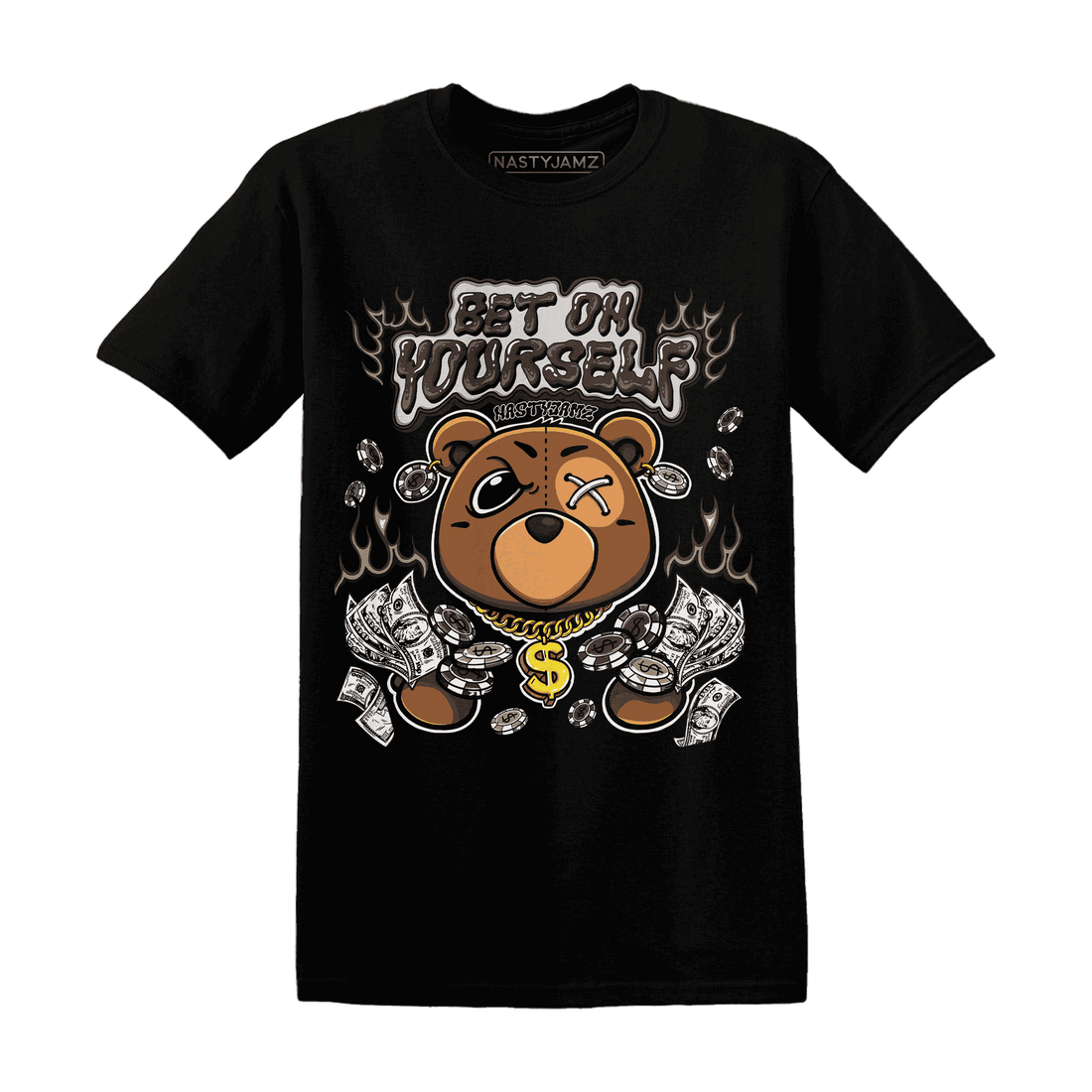 Dunk Low Baroque Brown T Shirt Match Bet On Yourself BER - NastyJamz