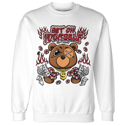 Cherry 12s Sweatshirt Match Bet On Yourself BER - NastyJamz