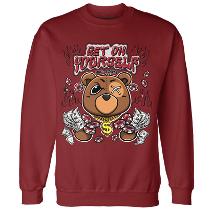 Cherry 12s Sweatshirt Match Bet On Yourself BER - NastyJamz