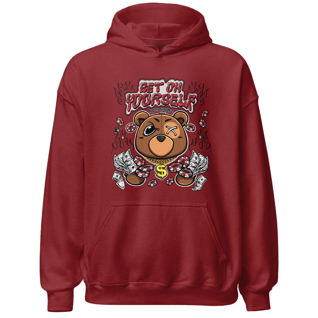 Cherry 12s Hoodie Match Bet On Yourself BER - NastyJamz