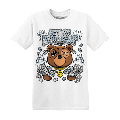 Blue Grey 13s T Shirt Match Bet On Yourself BER - NastyJamz