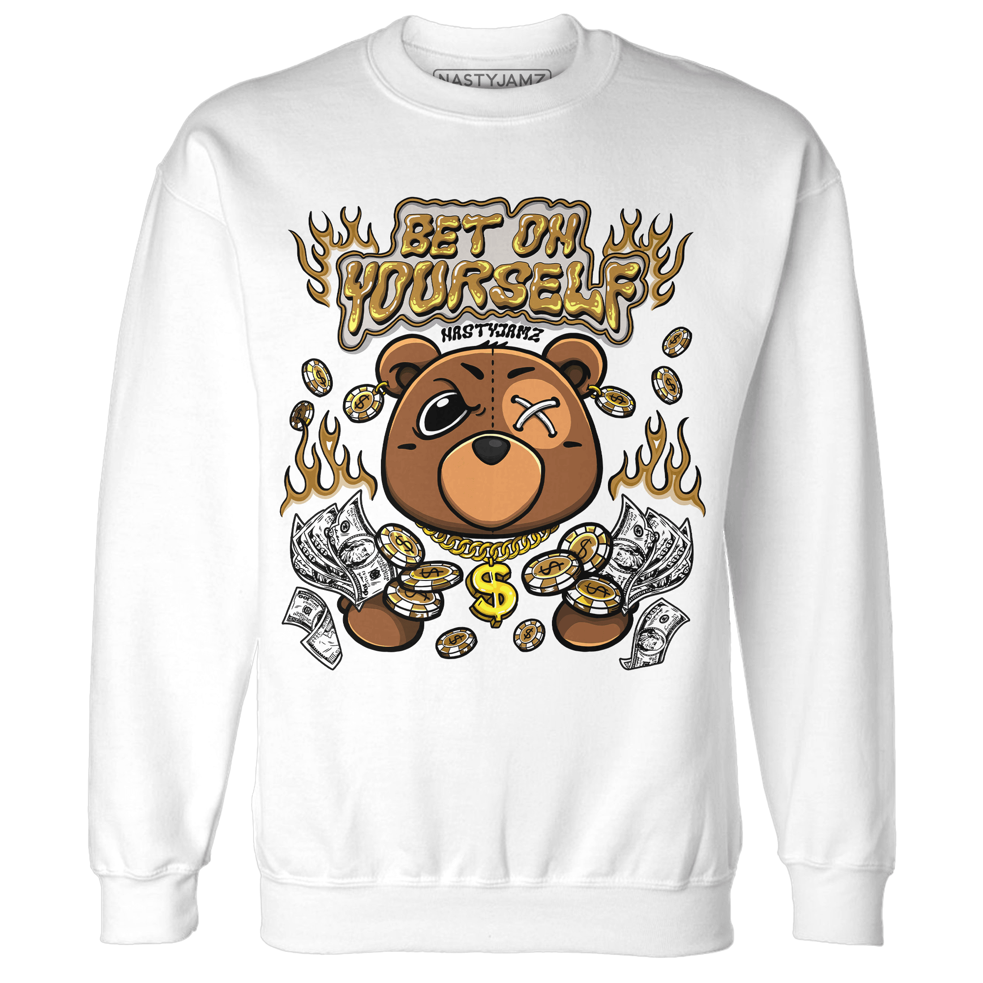Wheat 13s Sweatshirt Match Bet On Yourself BER - NastyJamz