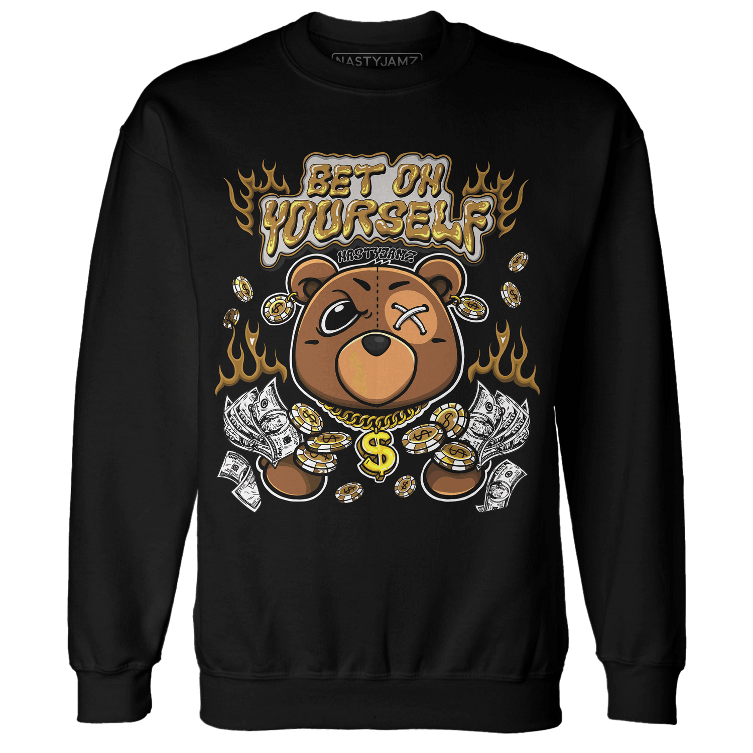 Wheat 13s Sweatshirt Match Bet On Yourself BER - NastyJamz