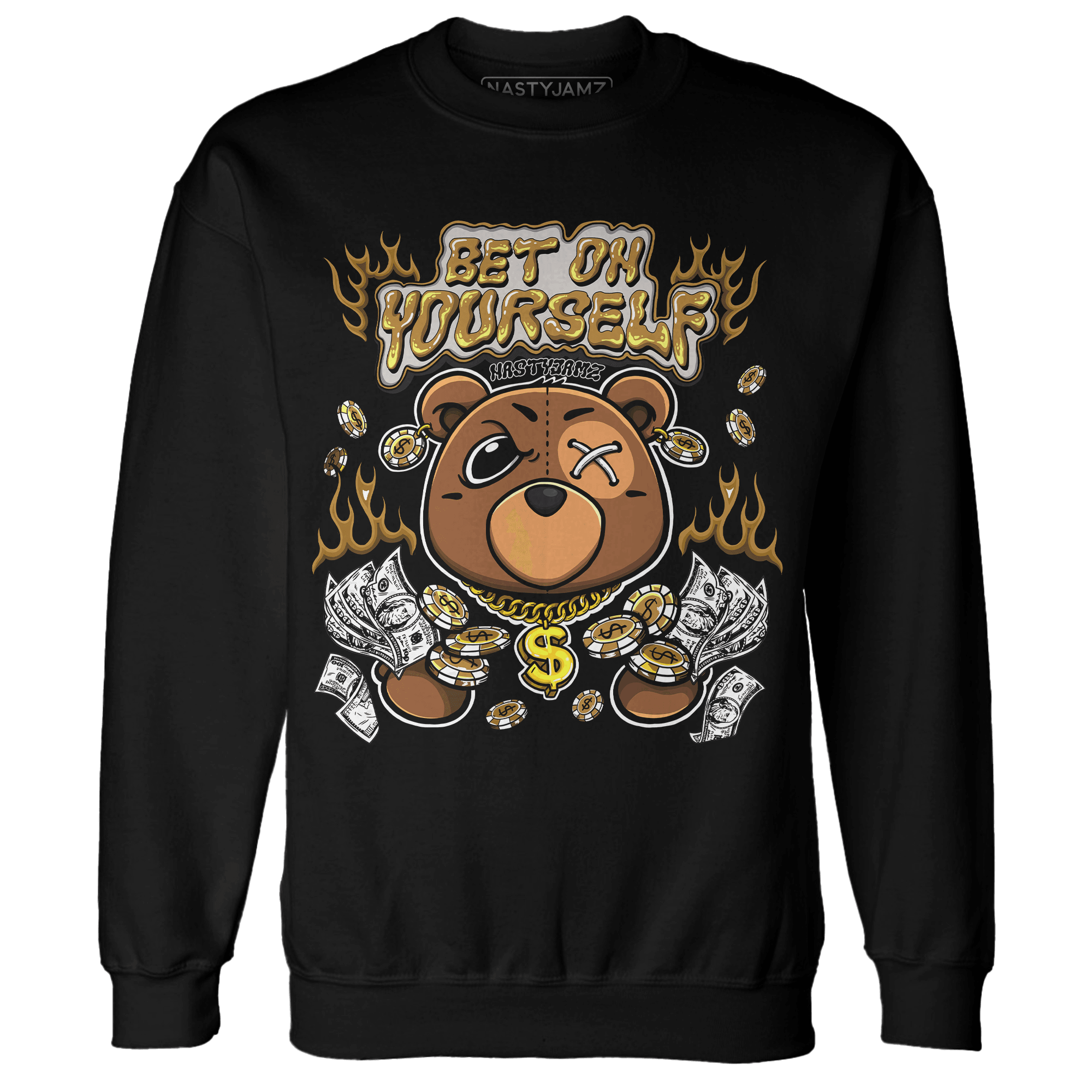 Wheat 13s Sweatshirt Match Bet On Yourself BER - NastyJamz
