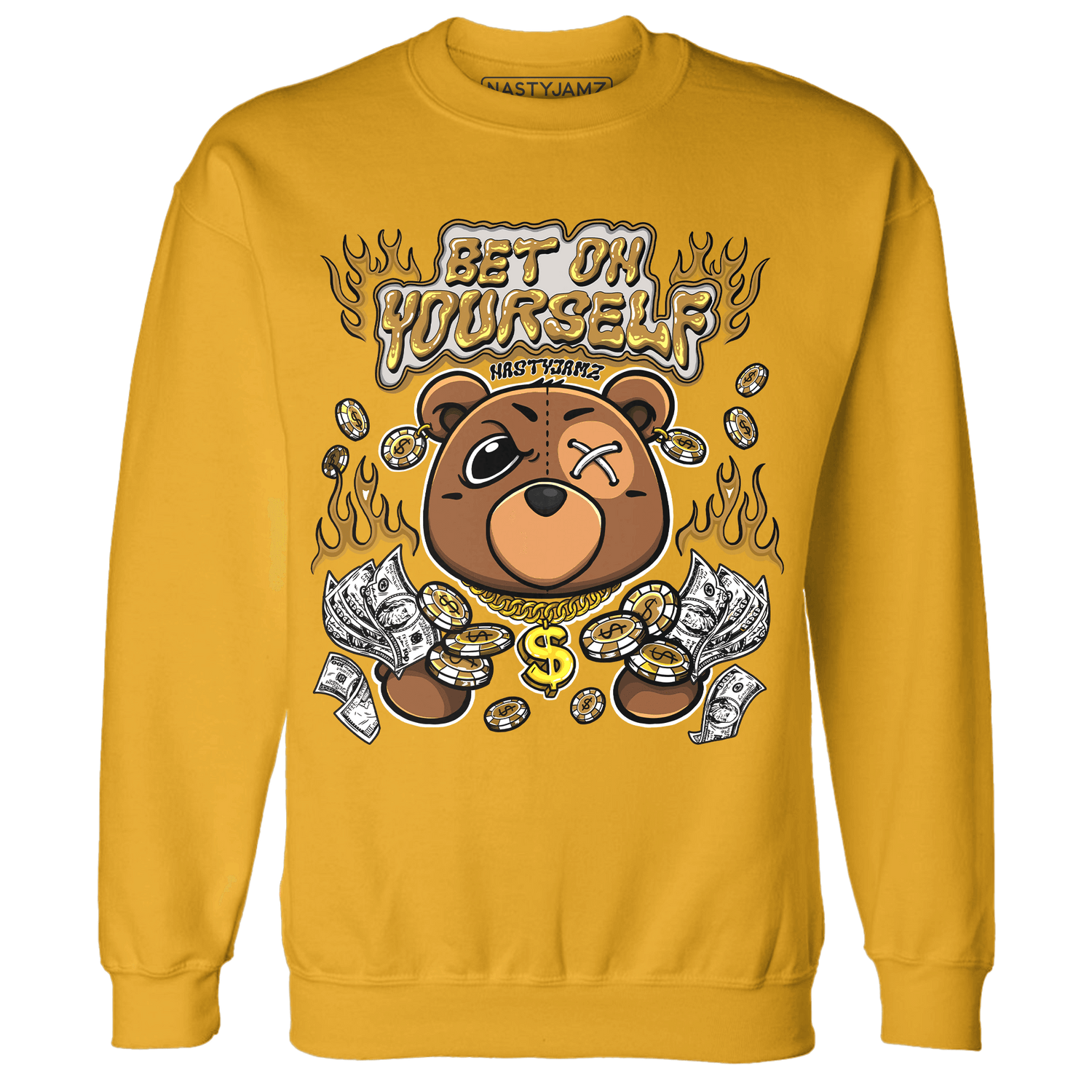 Wheat 13s Sweatshirt Match Bet On Yourself BER - NastyJamz