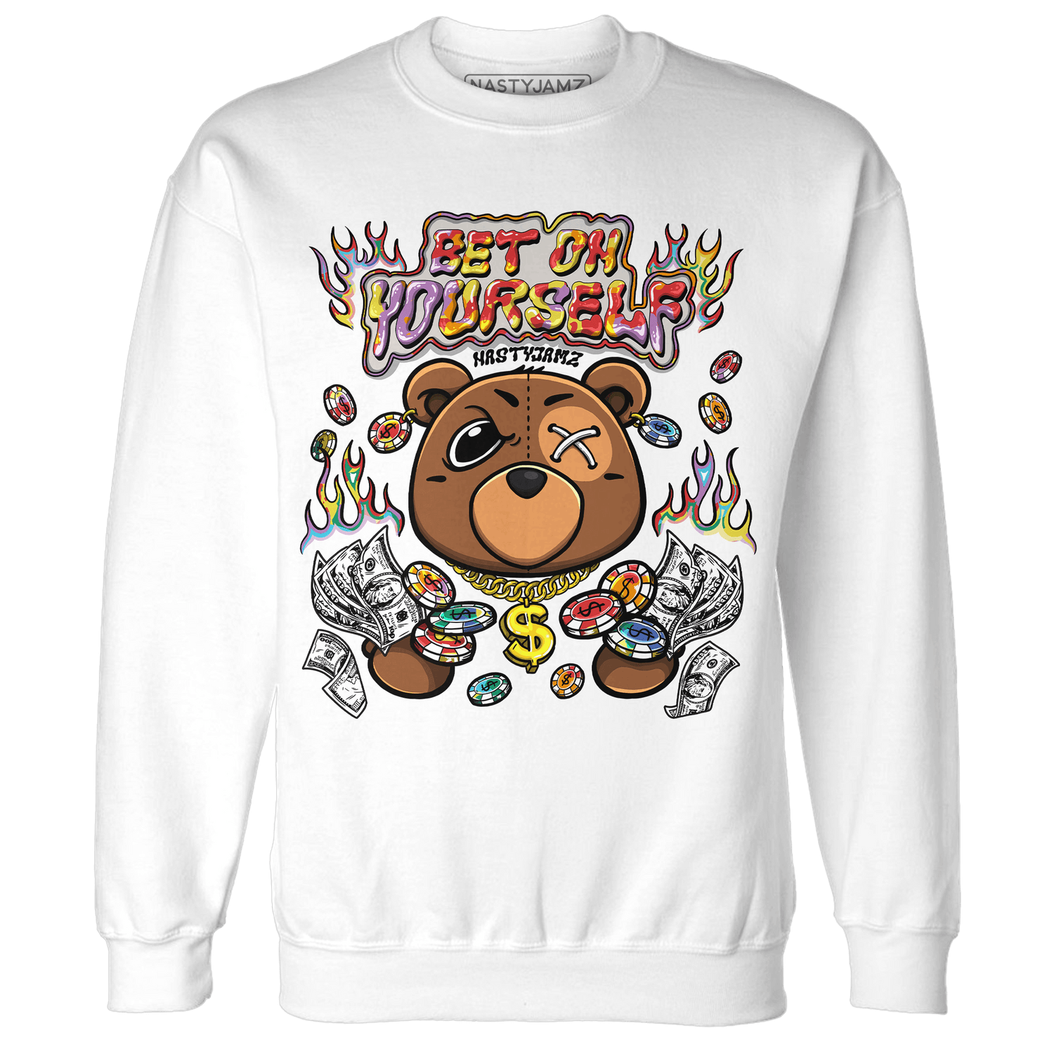 Mid GS Six Championships 1s Sweatshirt Match Bet On Yourself BER - NastyJamz