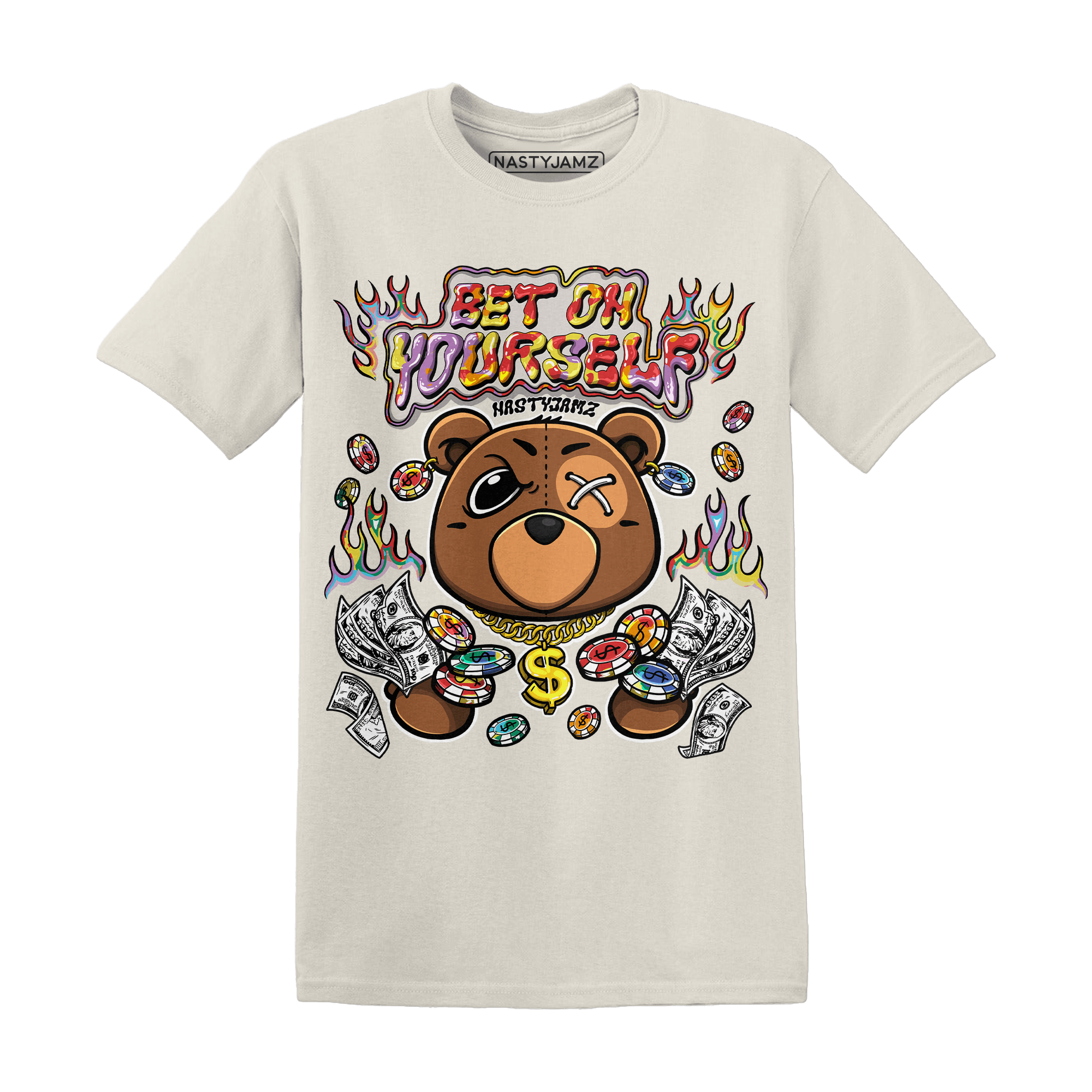 Mid GS Six Championships 1s T Shirt Match Bet On Yourself BER - NastyJamz