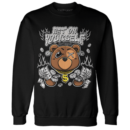 Retro High OG Black White 1s Sweatshirt Match Bet On Yourself BER - NastyJamz