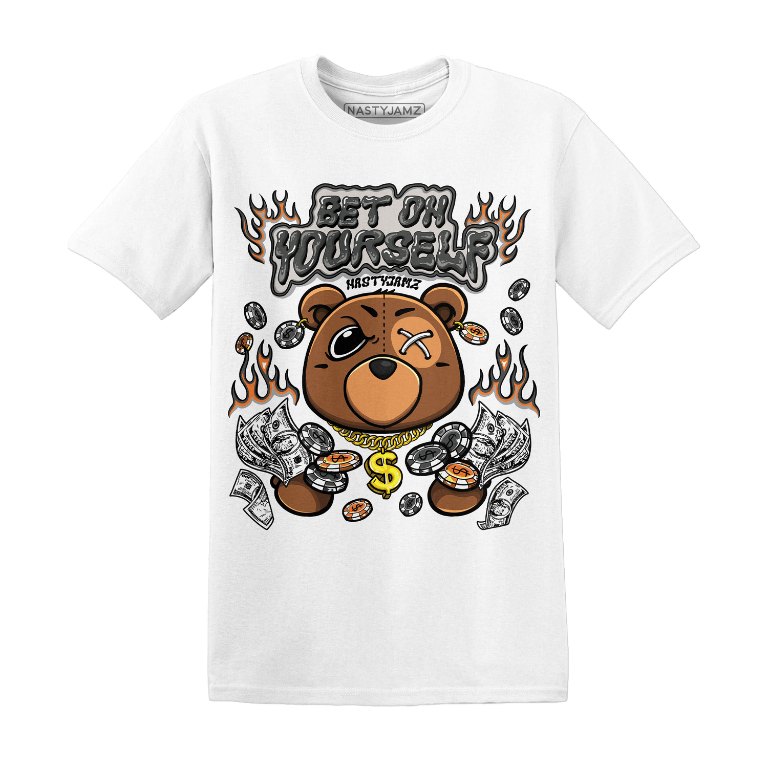 Fear Pack 3s T Shirt Match Bet On Yourself BER - NastyJamz