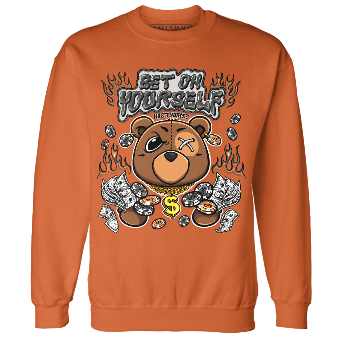 Fear Pack 3s Sweatshirt Match Bet On Yourself BER - NastyJamz