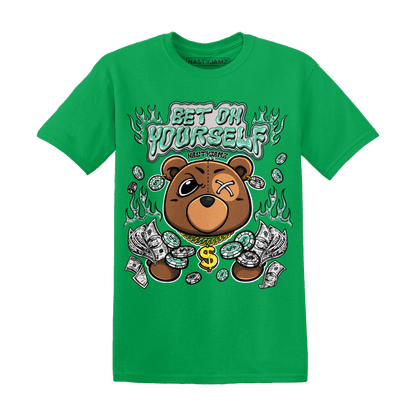 Green Glow 3s T Shirt Match Bet On Yourself BER - NastyJamz