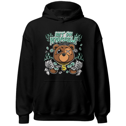 Green Glow 3s Hoodie Match Bet On Yourself BER - NastyJamz
