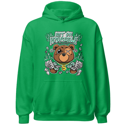 Green Glow 3s Hoodie Match Bet On Yourself BER - NastyJamz