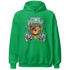 Green Glow 3s Hoodie Match Bet On Yourself BER - NastyJamz