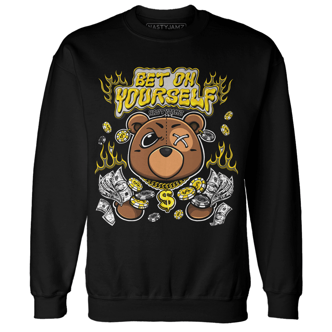 Thunder 4s Sweatshirt Match Bet On Yourself BER - NastyJamz