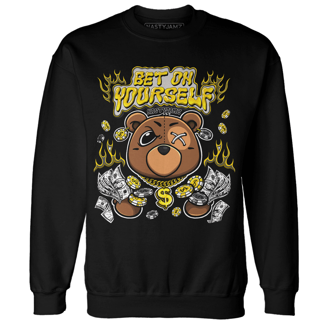 Thunder 4s Sweatshirt Match Bet On Yourself BER - NastyJamz